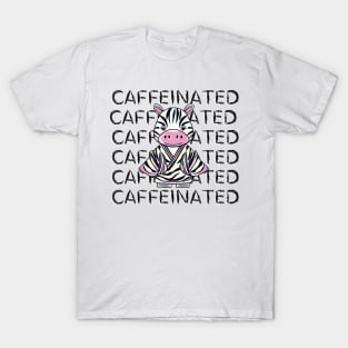 Caffeinated Zebra T-Shirt